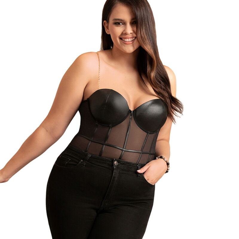 SUBBLIME - BODY TIRANTAS CADENA NEGRO S/M