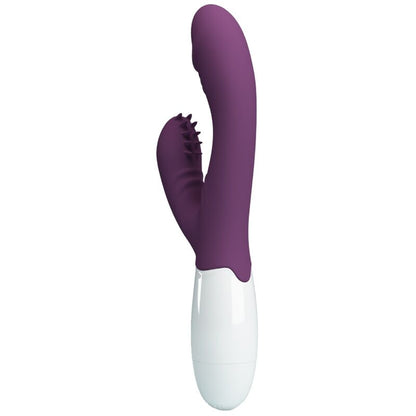 PRETTY LOVE - BUTTERFLY KISS VIBRADOR RABBIT & ESTIMULADOR PUNTO G MORADO