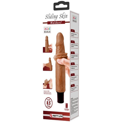 PRETTY LOVE - WALDORF VIBRADOR REALISTICO 18 CM -O- 4 CM