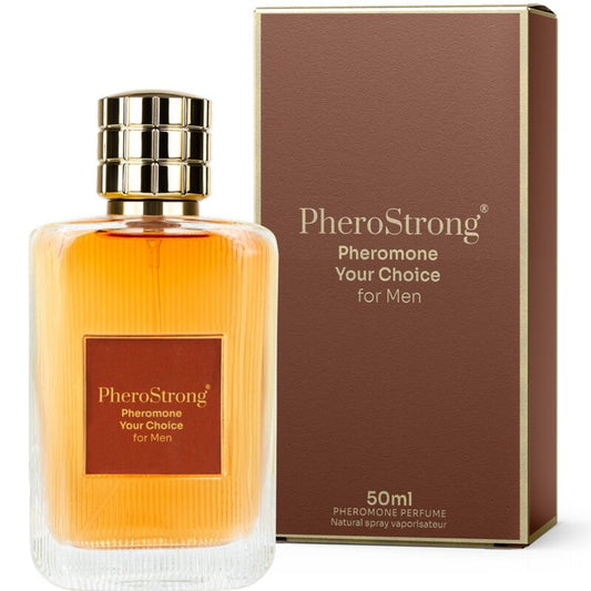 PHEROSTRONG - PERFUME CON FEROMONAS YOUR CHOICE PARA HOMBRE 50 ML