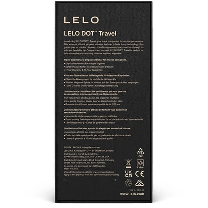 LELO - DOT TRAVEL ESTIMULADOR DE CLÍTORIS MORADO