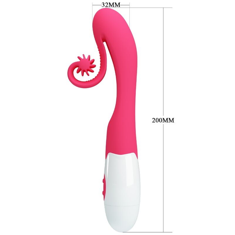 ROMANCE - VIBRADOR Y ESTIMULADOR 30 VELOCIDADES ROSA