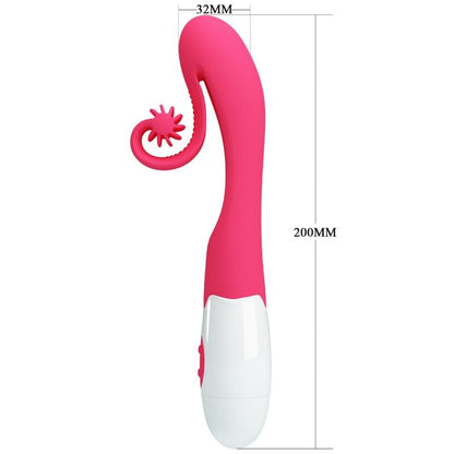 ROMANCE - VIBRADOR Y ESTIMULADOR 30 VELOCIDADES ROSA