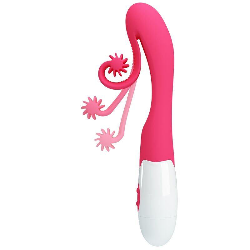 ROMANCE - VIBRADOR Y ESTIMULADOR 30 VELOCIDADES ROSA