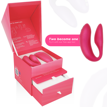 WE-VIBE - CHORUS VIBRADOR PAREJAS CON CONTROL SQUEEZE ROSA