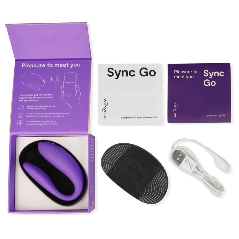 WE-VIBE - SYNC GO ESTIMULADOR DUAL VIOLETA