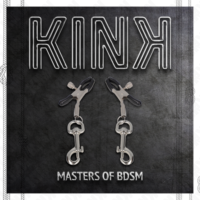 KINK - PINZAS PARA PEZONES CON GANCHO 6 CM