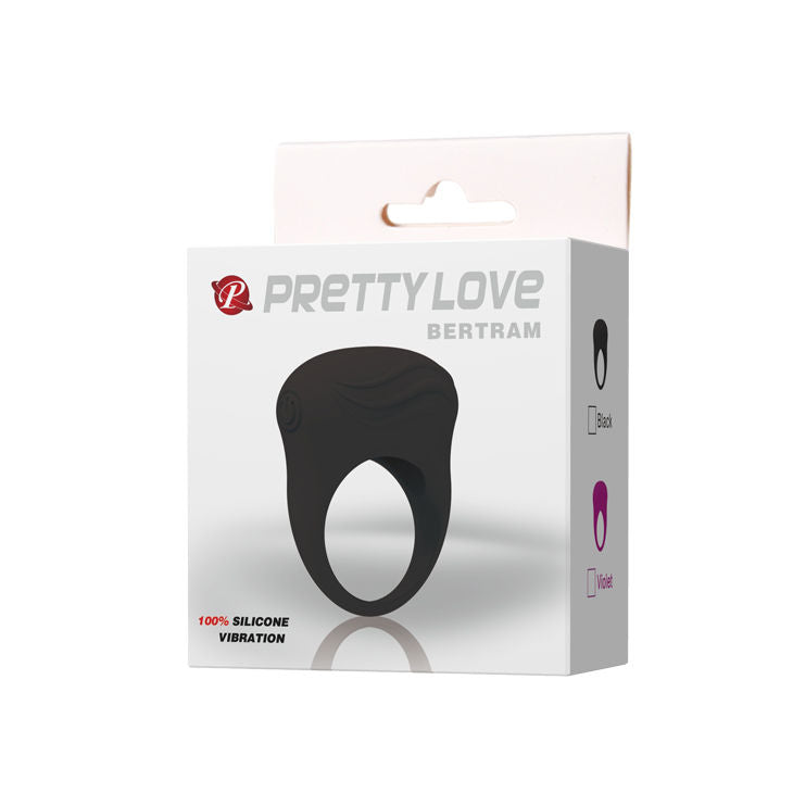 PRETTY LOVE - BERTRAM ANILLO VIBRADOR NEGRO