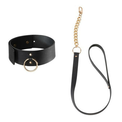 BIJOUX INDISCRETS MAZE - COLLAR CON CORREA NEGRO