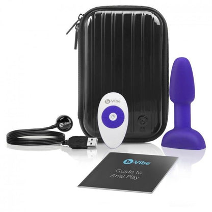 B-VIBE - RIMMING CONTROL REMOTO ANAL PLUG PETITE LILA