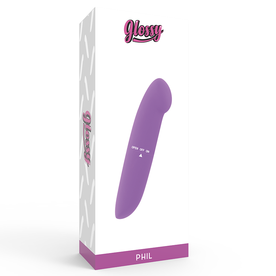 GLOSSY - PHIL VIBRATOR LILA