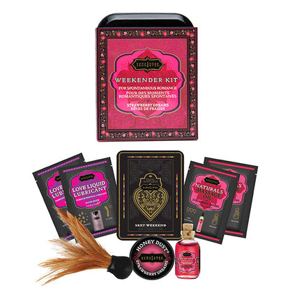 KAMASUTRA - WEEKENDER TIN KIT STRAWBERRY DREAMS FRESA