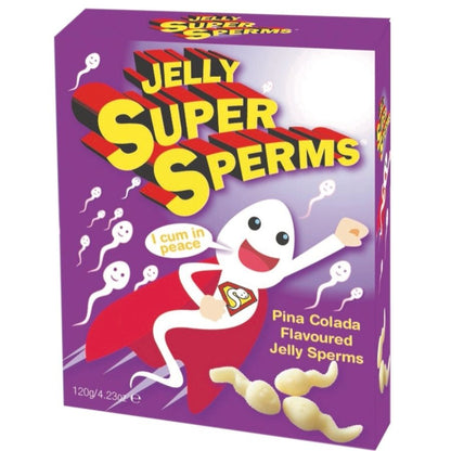 SPENCER & FLEETWOOD - JELLY SUPER SPERM GOMINOLAS FORMA ESPERMA 120 GR