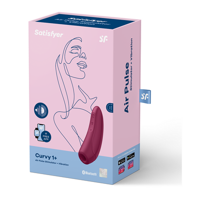 SATISFYER - CURVY 1 + ROJO ROSADO