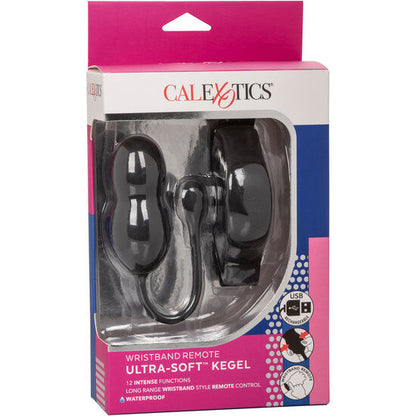 CALEXOTICS - BOLAS KEGEL DE SILICONA CON CONTROL REMOTO NEGRO