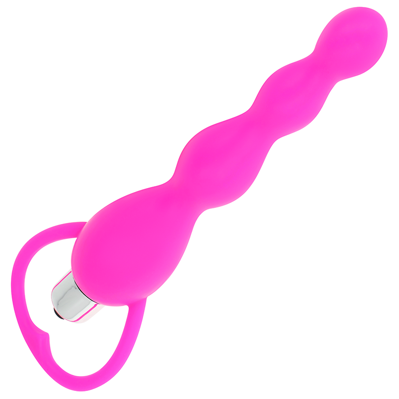 OHMAMA - ESTIMULADOR ANAL CON VIBRACION FUCSIA