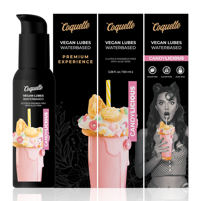 COQUETTE CHIC DESIRE - PREMIUM EXPERIENCE LUBRICANTE VEGANO CANDYLICIOUS 100ML