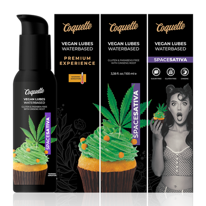 COQUETTE CHIC DESIRE - PREMIUM EXPERIENCE LUBRICANTE VEGANO SPACE SATIVA 100 ML